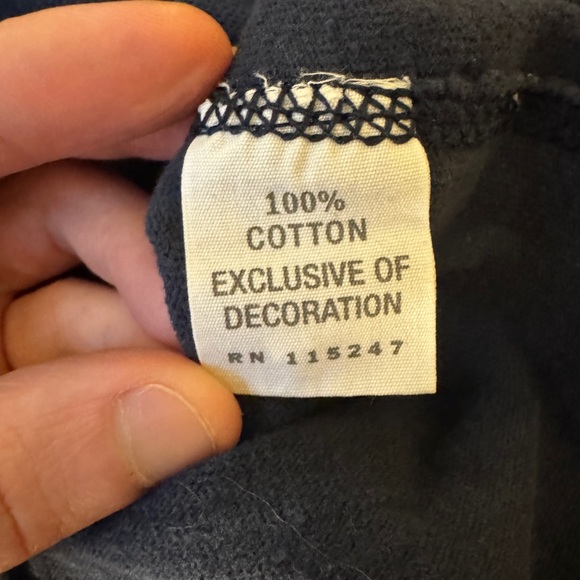 Vintage RUEHL No. 925 Navy Long-Sleeve Henley - Picture 4 of 8